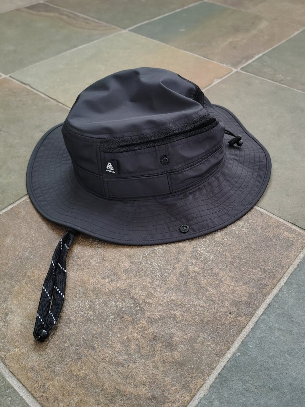 New Polo Ralph Lauren Black Mesh Bucket Hat S/M